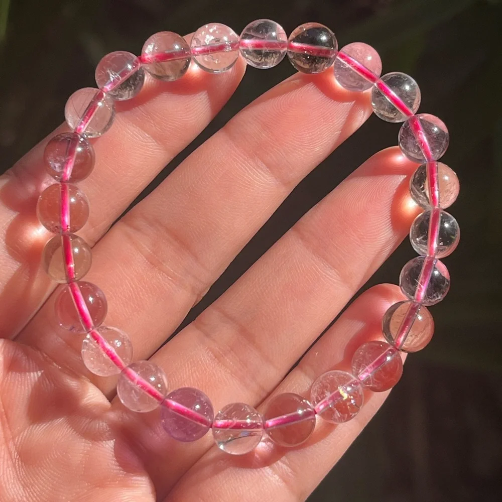 8mm stretchable super seven‎ bracelet